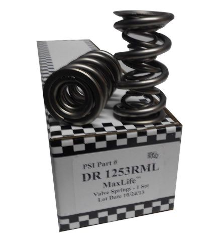 Psi dr1253rml max life drag race triple valve spring 1.630&#034; 1.050&#034; max lift (16)