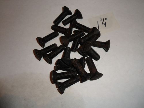 Ww2 military halftrack  scout car slotted oval hd.armor bolts 1 1/4 x 3/8 x 24