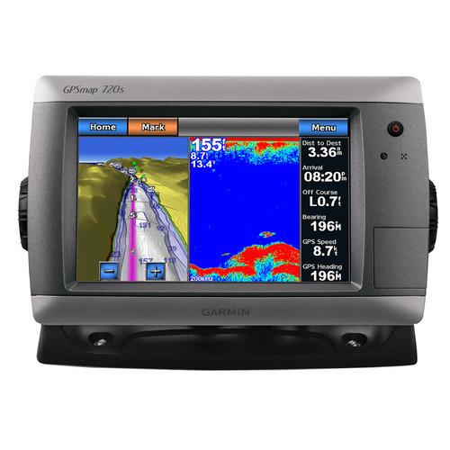 Garmin 720s gps chartplotter w/sounder touchscreen fishfinder 010-00835-01 new