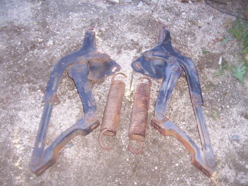1960 61 62 63 64 65 66 chevrolet pickup truck hood hinge set &amp; springs will ship