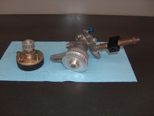 Hilborn fuel injection pump gas w/crank drive check valve / pulley drive