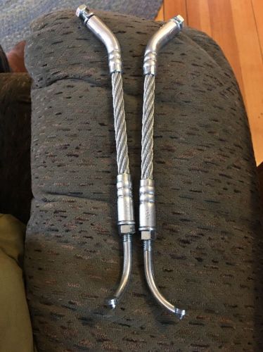 Duraflex ice scratchers w/ carbide tips (pair) snowmobile reverse scratchers