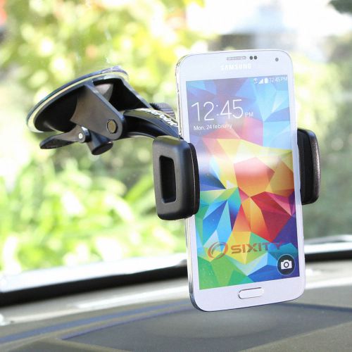 Windshield suction cup phone mount for lg l70 optimus l90 f3 f6 fuel swivel  tz