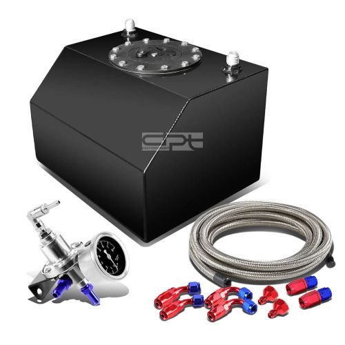 4 gallon lightweight coated reserved tank+cap+line kit+pressure regulator red