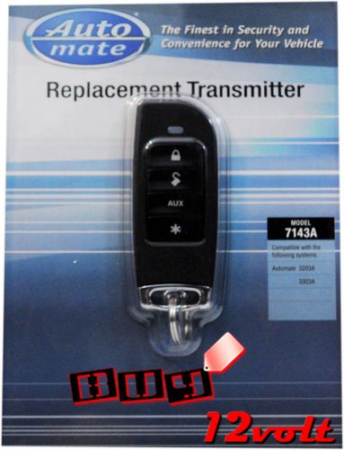 Automate 7143a 1-way 4-button supercode remote control for 3203a &amp; 3303a