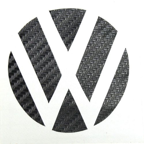 Carbon fiber trunk lid emblem insert decal sticker for vw jetta golf mk5 mk6