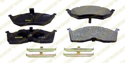 Monroe cx730 brake pad or shoe, front-monroe ceramics brake pad