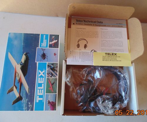 Telex aviation headphones a-610-1