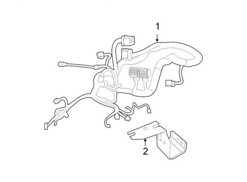 Chrysler oem jeep engine wiring harness 68058638ab image 1
