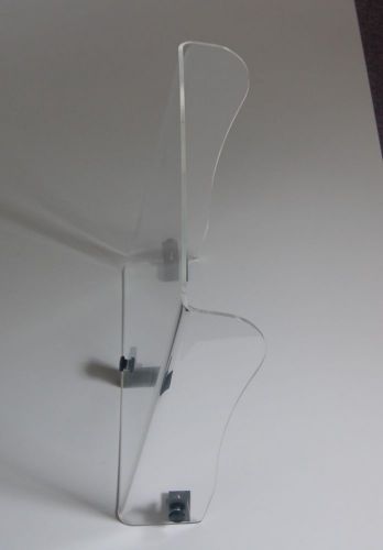 Universal fit plexiglass boat windshield center or side console 21&#034; wide