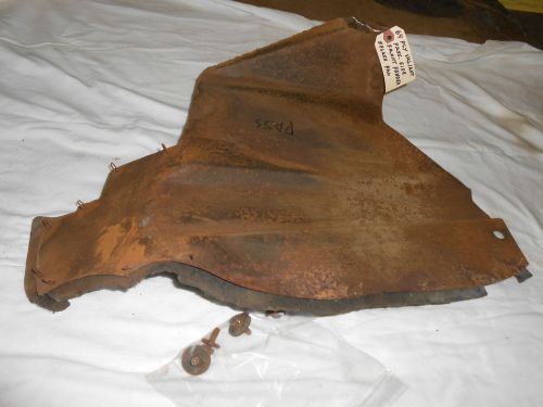1964  plymouth valiant front fender splash pan  pass. side original part