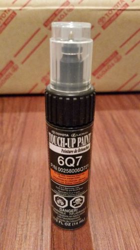 Genuine toyota touch up paint 1/2 oz pen &amp; brush 6q7 imperial jade mica
