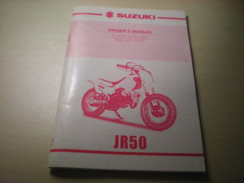Nos oem owner's manual 1999 suzuki jr50