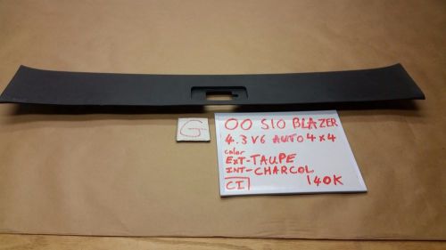 2000 chevy s10 blazer reader panel dash trim-1506/z6680/15729289-oem