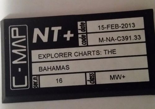C-map nt+ marine charts explorer charts - the bahamas