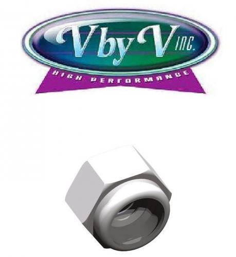 Nylon nut 1/4"-20 nu grade 2 heavy nylon insert lock nuts qty:(25) each