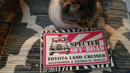 Toyota land cruiser accessories &amp; technical manual vintage