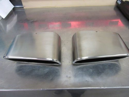 Porsche  original genuine 997 911 carrera stainless exhaust tips