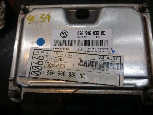 Volkswagen golf engine brain box electronic control module; 2.0l, engine id av