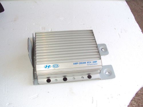 10 11 kia soul amplifier amp-280am 8ch amp 96370-2k000 factory as-is for parts