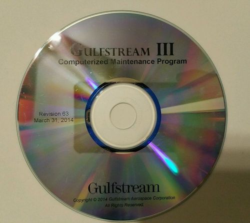 Gulfstream iii computerized maintenance program revision 63 cd