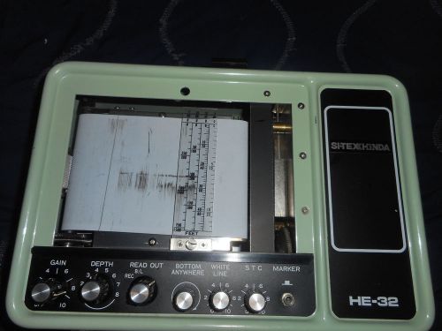 Sitex honda he-32 echo fish finder recorder vintage