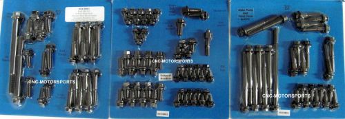 Arp engine &amp; accessory fastener kit 554-9801 ford 289 302 black oxide hex head