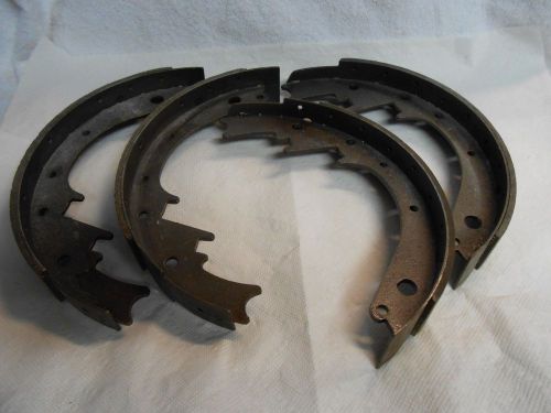 Vintage 1955-59 ford, all pass cars,11 x 1 3/4 #55 brake shoes- rear