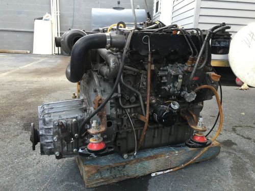 Yammar marine turbo diesel 55hp w/ transmission model 4jh-te