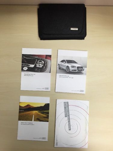 Audi a5 coupe 2015 owners manual  with case oem and navigation