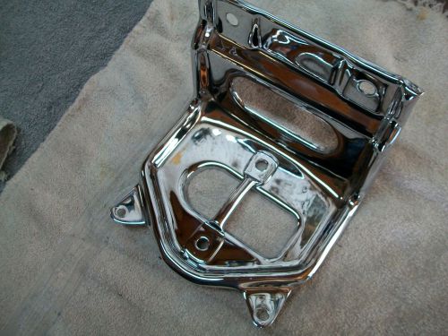 70 71 72 73 74 75 76 77 ford maverick comet chrome hood latch bracket rod grille