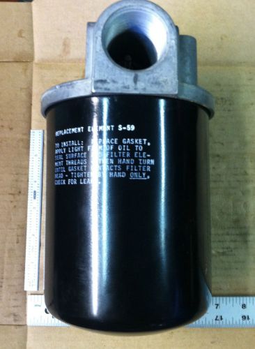 Fluid power systems filter saf59-g20p - nsn 4330-01-075-2013 new - b2514 r4