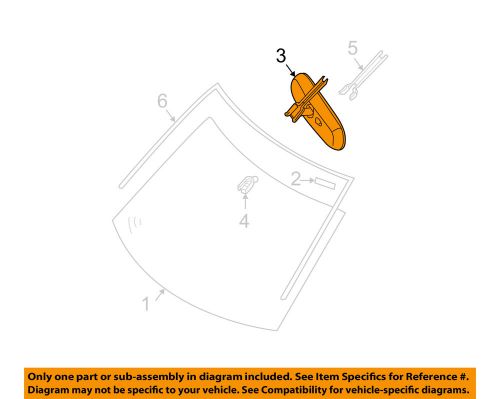 Nissan oem windshield-mirror inside 96321zh30a