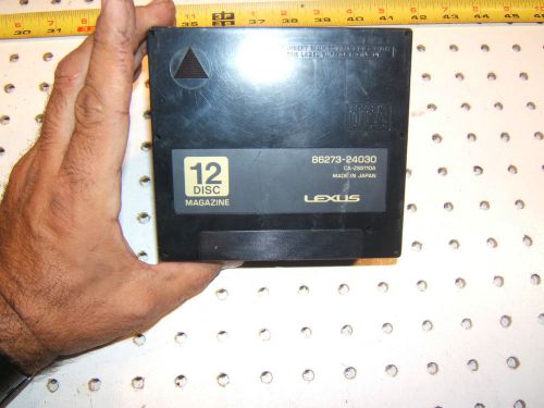 Lexus late models sc300/sc400 coupe only cd changer 12 cd 1 magazine,86273-24030