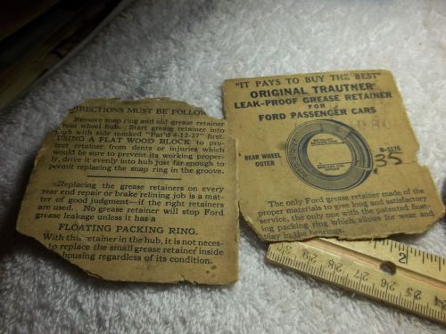 1940&#039;s-1960&#039;s  ford grease retainer passenger car rear wheel outer