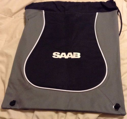 Saab knapsack by leeds  - black,white, and gray