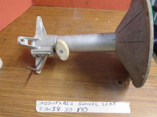 Boat swivel seat adjusts from 14" to 19"