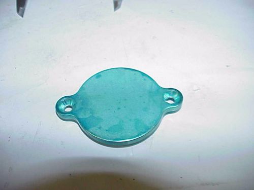 Billet aluminum rear camshaft cover for sb 2.2 bowtie block nascar arca c3