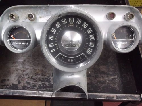 1957 chevrolet dash bezel instrument cluster unrestored nos gauges 1584733
