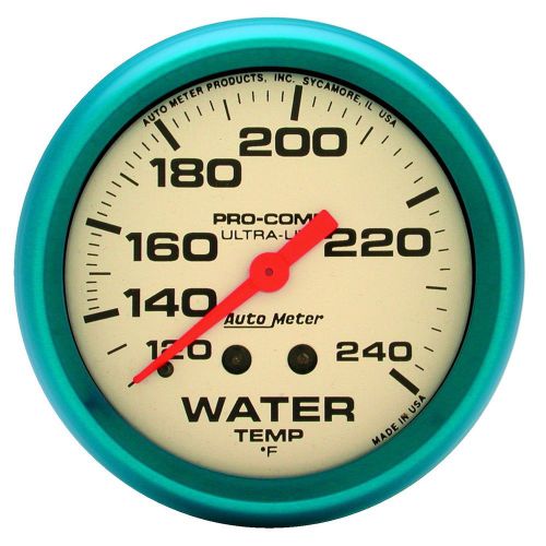 Auto meter 4532 ultra-nite; water temperature gauge