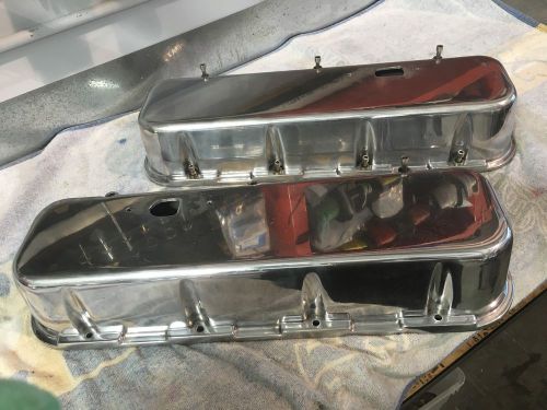 Valve covers for big block chevrolet polished aluminum