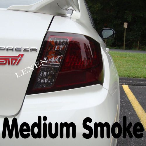 New 16&#034; x 48&#034; medium shade smoke taillight or headlight pvc film cover overlay e