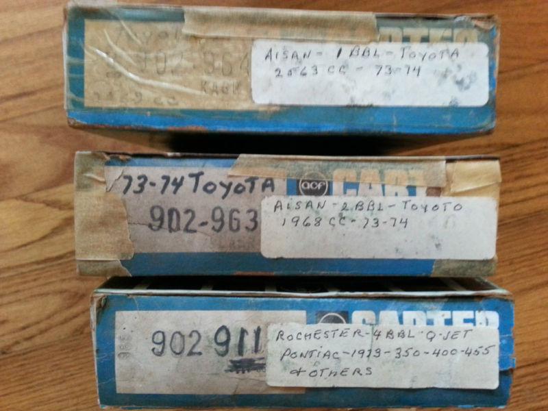 CARBURETOR KIT lot 24 Buick Ford Edsel Chevy Plymouth Dodge Chrysler 1948-1972, US $10.00, image 2