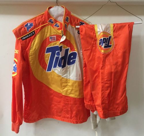 Impact racing suit - sponsored by tide - two pieces