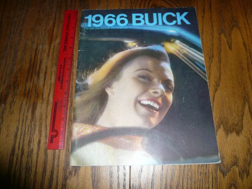 1966 buick large sales brochure - riviera skylark wildcat gs special lesabre
