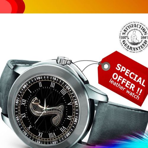 Limited stock mustang shelby cobra gt500 logo  wristwatches