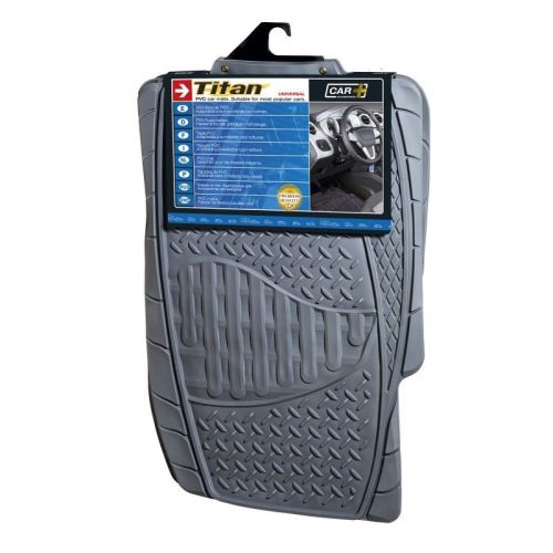 Find TITAN, 100 PVC Universal floor mats, all weather resistant. in