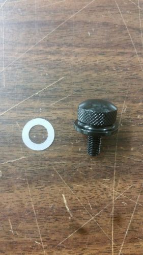 Black fender seat screw for harley 73-95 sportster dresser softail dyna custom