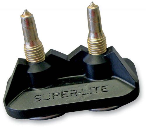 Stud boy pro series super lite double backing plate black - .75in. 2512-p1-blk