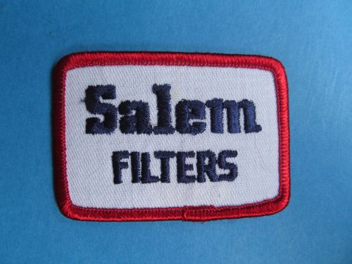 Vintage 1980&#039;s salem air filters auto club hat jacket work shirt patch crest